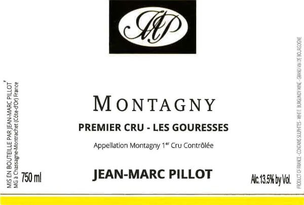 Montagny Les Gouresses 1er Cru Domaine Jean-Marc Pillot 2020