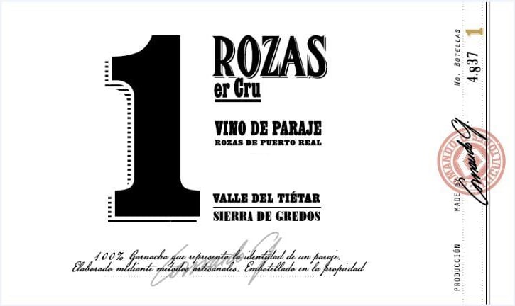 Comando G Sierra de Gredos 'Rozas Premier-Primer Cru' 2021