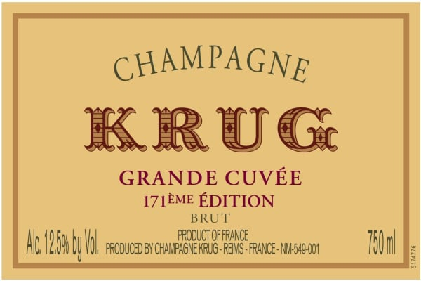 Krug Grande Cuvée 171th Edition – Terroir Cellar