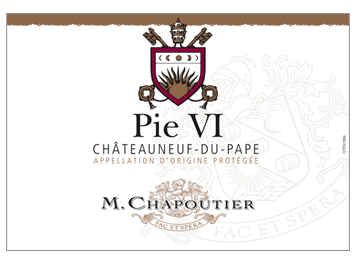 Maison Chapoutier Châteauneuf-du-Pape, Pie VI 2021