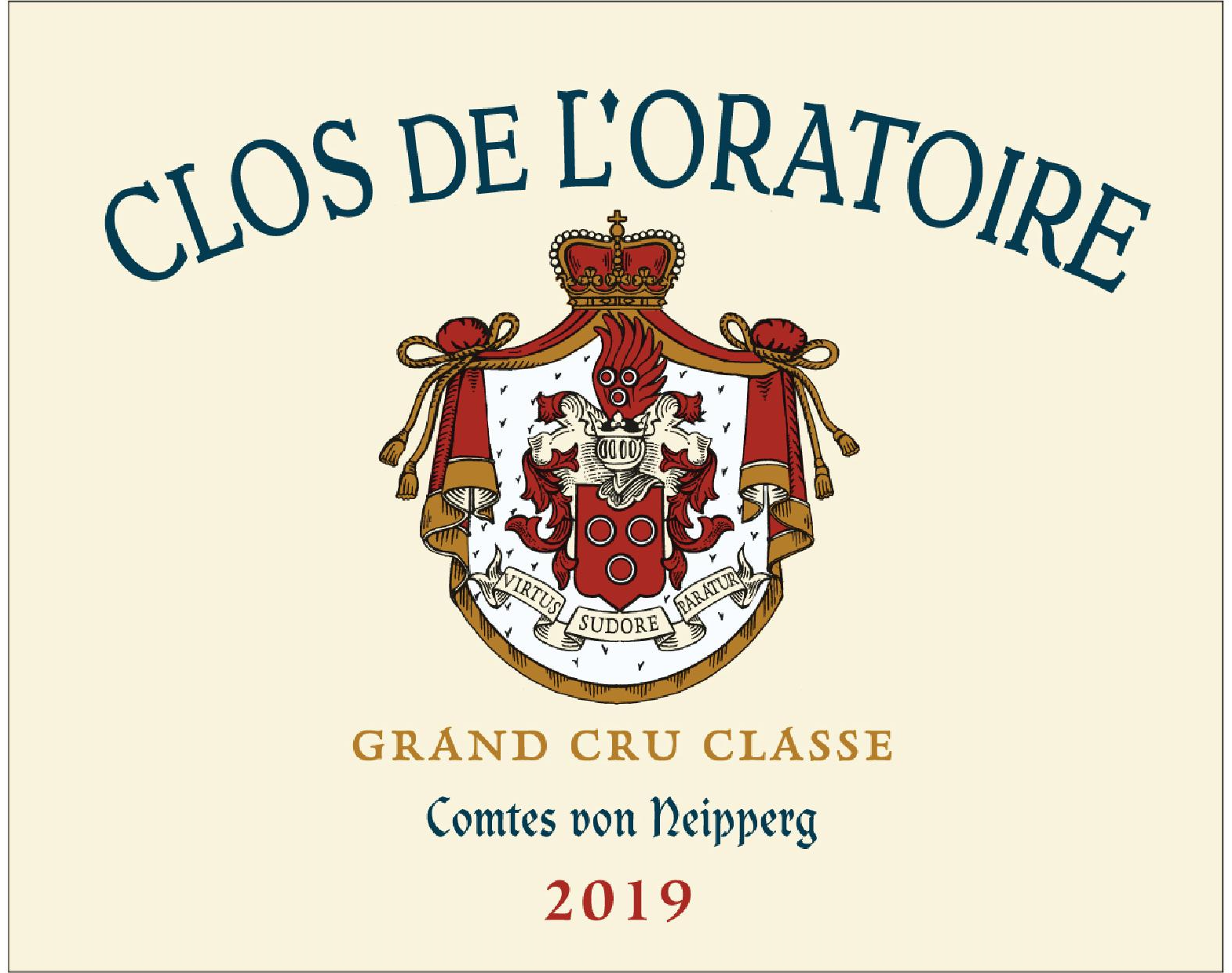 Chateau Clos de L’Oratoire Saint-Émilion Grand Cru Classé AOC 2019